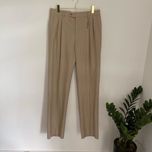 ARISTO 18 Aberdeen 100% Wool Men's Dress Pants Size 34